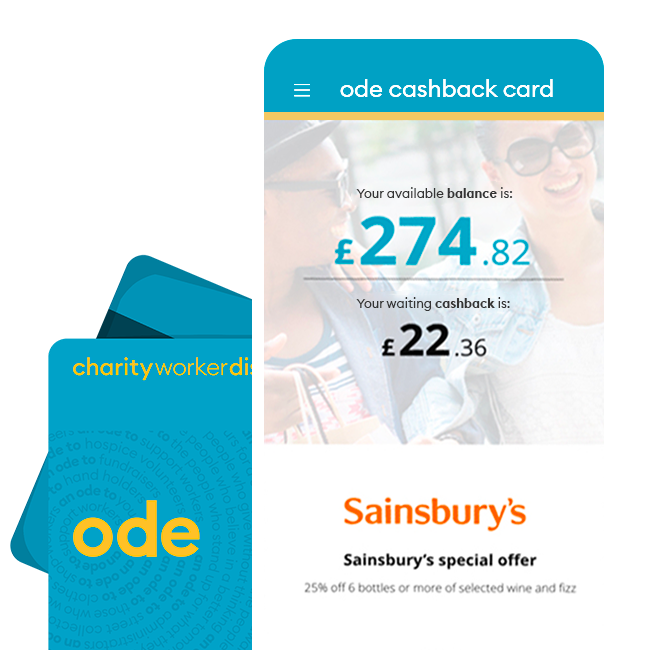 ode cashback card.  <em>Quick, Simple, Rewarding</em> &nbsp Receive up to <em>£217*</em> cashback per year